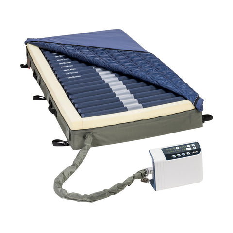 Drive Medical PreserveTech™ Med-Aire Edge Alternating Pressure & Low Air Loss Mattress Replacement System #14360-P