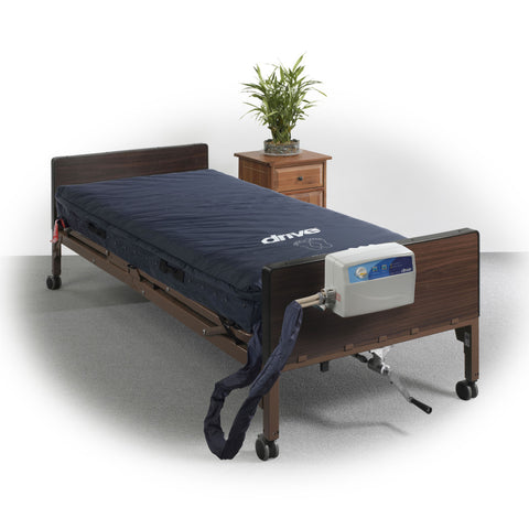 Drive Medical Med-Aire Assure 5" Air + 3" Foam Base Alternating Pressure and Low Air Loss Mattress System #14530