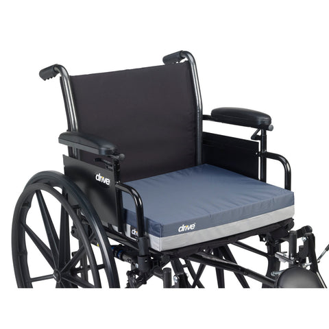 Drive Medical Gel "E" Skin Protection 3" Gel/Foam Wheelchair Cushion #14902