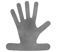 Surgical Hand Immobilizer Lead Left or Right Hand Gray One Size Fits Most 9-1/2 Inch Width