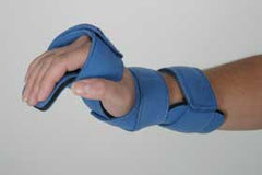 Wrist / Hand Orthosis Comfyprene™ Metal / Neoprene Left or Right Hand Light Blue One Size Fits Most