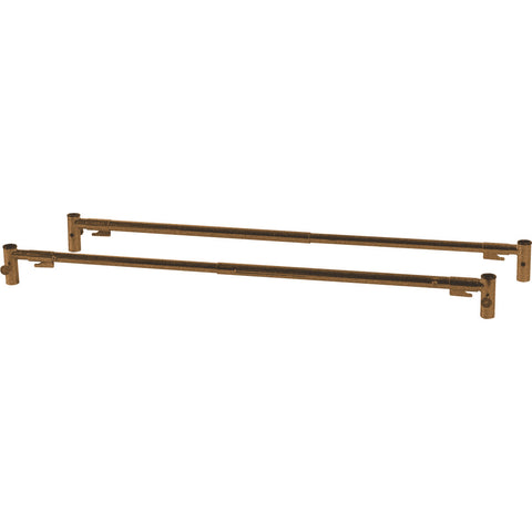 Drive Medical Full-Length Hospital Side Rail, Brown-Vein Finish, 1 Pair #15001ABV
