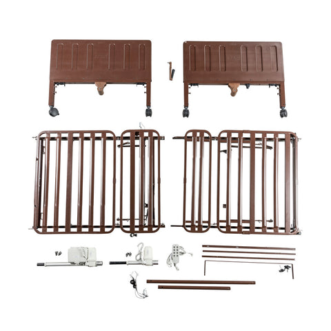 Drive Medical Delta® Pro Homecare Bed System, Standard Linear Full Electric #15004PN