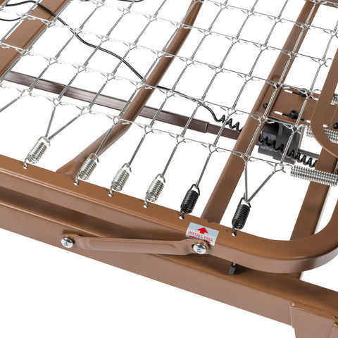 Drive Medical Delta® Ultra- Light 1000, Semi-Electric Bed with Full Rails #15030BV-FR