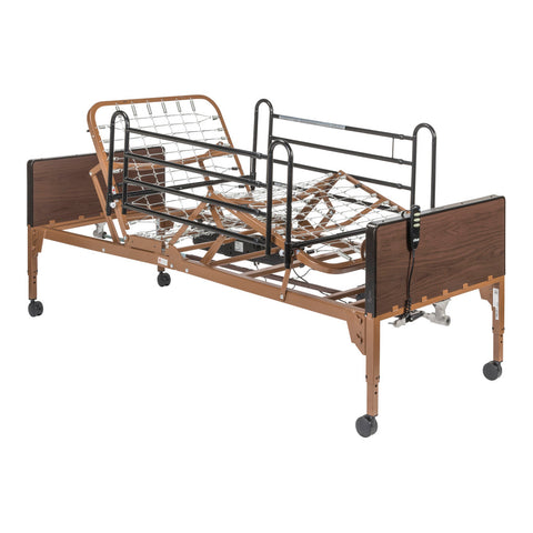 Drive Medical Delta® Ultra-Light 1000, Full-Electric Bed with Full Rails #15033BV-FR
