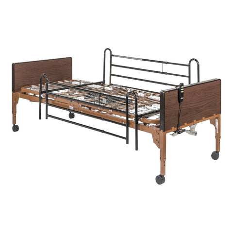 Drive Medical Delta® Ultra-Light 1000, Full-Electric Bed with Full Rails #15033BV-FR