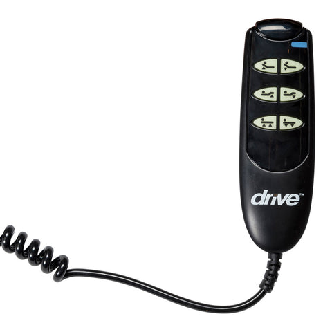 Drive Medical Delta® Ultra-Light 1000, Full-Electric Bed with Half Rails #15033BV-HR