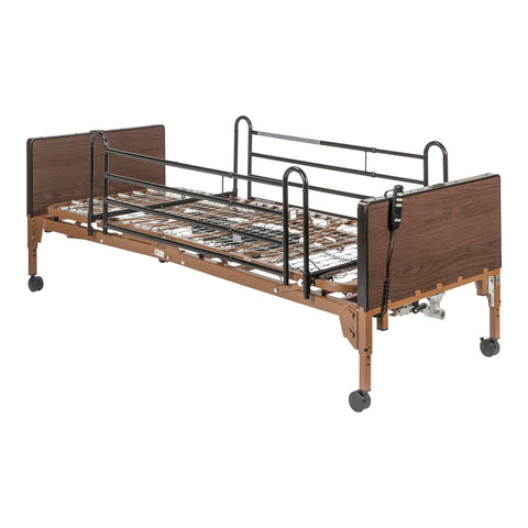 Delta® Ultra-Light 1000 Full-Electric Low Bed with Full Rails #15235BV-FR