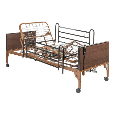 Delta® Ultra-Light 1000 Full-Electric Low Bed with Full Rails #15235BV-FR