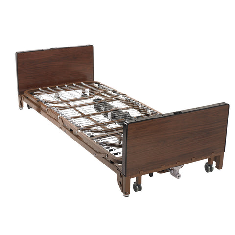 Delta® Ultra-Light 1000 Full-Electric Low Bed with Full Rails and Innerspring Mattress #15235BV-PKG