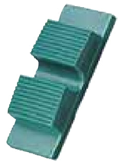 Walking Heel Green, Synthetic Rubber