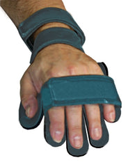 Wrist / Hand Splint with Finger Separators Comfyprene™ Metal / Neoprene Left Hand Light Blue One Size Fits Most