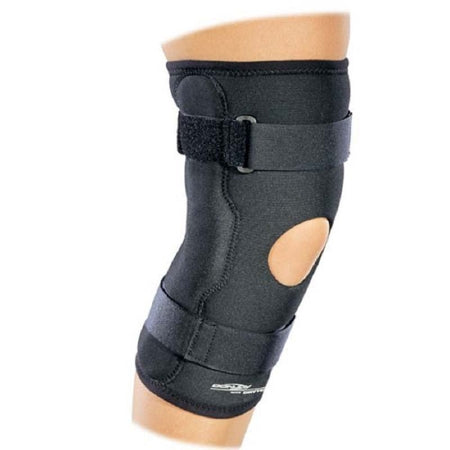 Knee Brace DonJoy® Economy Small Hook and Loop Strap Closure 15-1/2 to 18-1/2 Inch Thigh Circumference / 13 to 14 Inch Mid-Patella Circumference / 12 to 14 Inch Calf Circumference Left or Right Knee