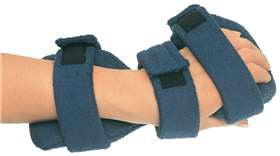 Deviation Resting Hand Splint ComfySplints™ Foam / Terry Cloth / Metal Left or Right Hand Blue One Size Fits Most