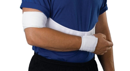 Shoulder Immobilizer DeRoyal® Large Foam / Polyester / Cotton Hook and Loop Closure Left or Right Arm