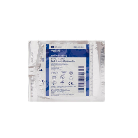 Petrolatum Impregnated Dressing Vaseline® Rectangle 3 X 9 Inch Sterile #8884413605