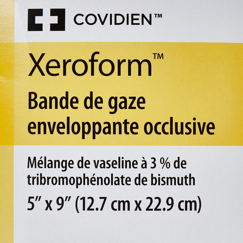 Cardinal Xeroform Petrolatum Impregnated Dressing Xeroform™ Occlusive Strip 5 X 9 Inch Sterile #8884431605