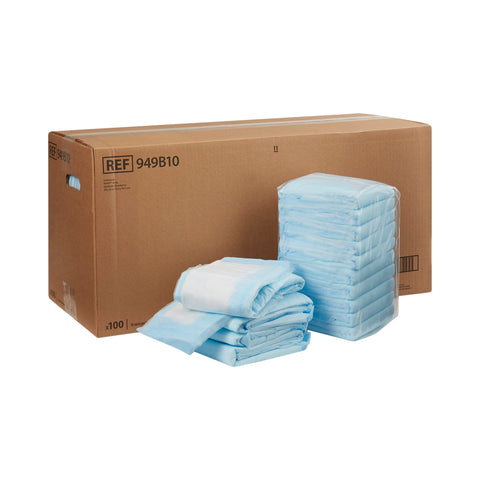 Disposable Underpad Simplicity™ Extra 30 X 30 Inch Fluff Moderate Absorbency #949B10