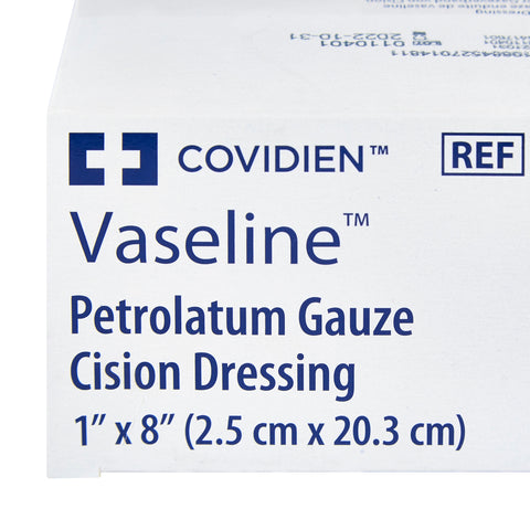 Cardinal Petrolatum Impregnated Dressing Vaseline® Strip 1 X 8 Inch Sterile #8884417601