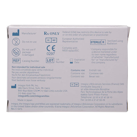 Surgical Blade Miltex® Carbon Steel No. 15 Sterile #4-115