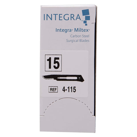 Surgical Blade Miltex® Carbon Steel No. 15 Sterile #4-115
