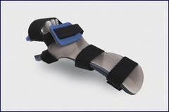 Resting Hand Orthosis with Finger Separators Contoured Foam / Kydex® Thermoplastic Right Hand Black / Blue / Gray Medium