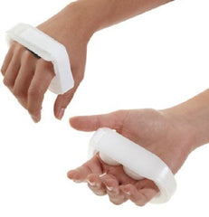 Hand Splint Breg® Galveston Metacarpal HDPE / Nylon / Polypropylene Left or Right Hand White Small