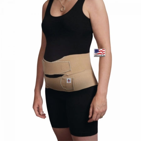 Abdominal Binder Better Binder™ Large Hook and Loop Closure 40 to 50 Inch Waist Circumference 7 Inch Height Adult