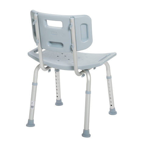 McKesson Bath Bench Without Arms, Removable Backrest, 300 lbs. Weight Capacity, #146-RTL12202KDR