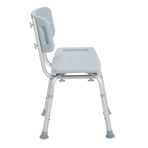 McKesson Bath Bench Without Arms, Removable Backrest, 300 lbs. Weight Capacity, #146-RTL12202KDR