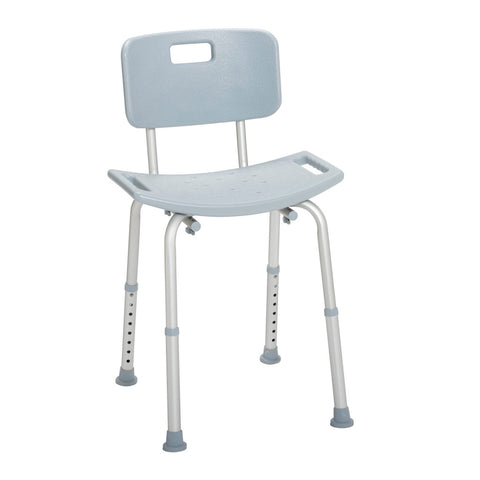 McKesson Bath Bench Without Arms, Removable Backrest, 300 lbs. Weight Capacity, #146-RTL12202KDR
