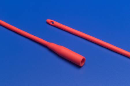 Cardinal Urethral Catheter Dover™ Robinson Tip Red Rubber 20 Fr. 16 Inch #8887660218