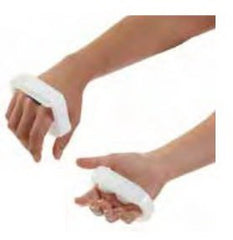 Hand Splint Breg® Galveston Metacarpal HDPE / Nylon / Polypropylene Left or Right Hand White Large