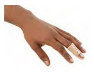 Stack Finger Splint Kit Breg® Adult Sizes 1 to 7 Slip-On Finger Cream Color