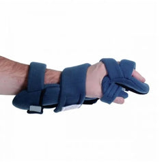 Contracture Wrist / Hand / Finger Orthosis Rolyan® HANZ™ Antimicrobial Fabric Right Hand Blue Large