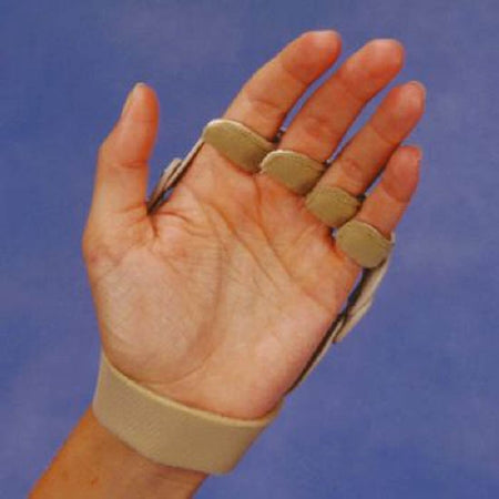 Ulnar Deviation Splint Polycentric Hinged Aluminum / Foam / Kydex® Thermoplastic Right Hand Beige Medium