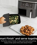 Ninja Foodi 6-In-1, 8 Quart 2-Basket Air Fryer with Dualzone Technology