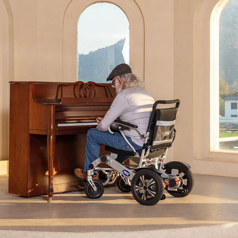 Foldable Power Wheelchair 12AH #V53