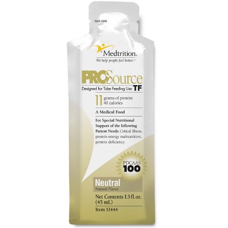 Tube Feeding Formula ProSource® TF Unflavored Liquid 45 mL Pouch