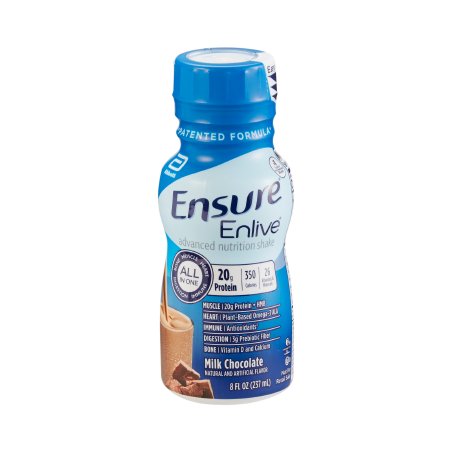 Oral Supplement Ensure® Enlive® Advanced Therapeutic Nutrition Shake Chocolate Flavor Liquid 8 oz. Bottle