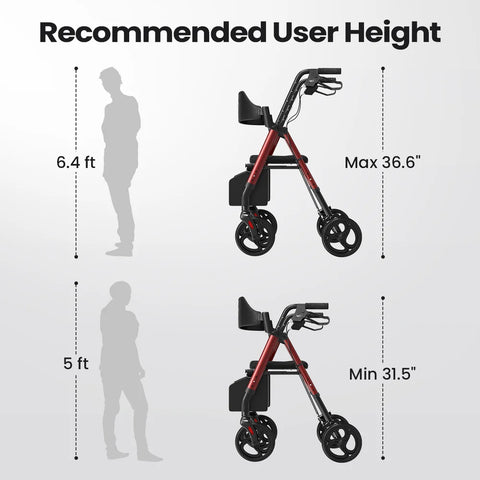 Lightweight Rollator Walker #Z21