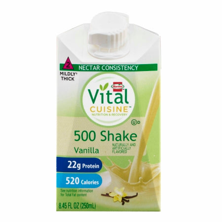 Oral Supplement Hormel Vital Cuisine® 500 Shakes Vanilla Flavor Liquid 8.45 oz. Carton