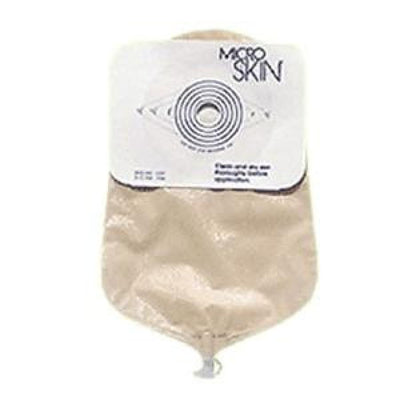 Cymed Urostomy Pouch MicroSkin® 86300 One-Piece System 9 Inch Length Flat, Trim to Fit Up to 1-1/2 Inch Stoma Drainable