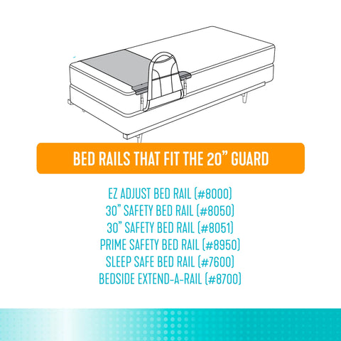 Stander Bed Rail Mattress Safety Guard # 2450-KN, 1 EACH