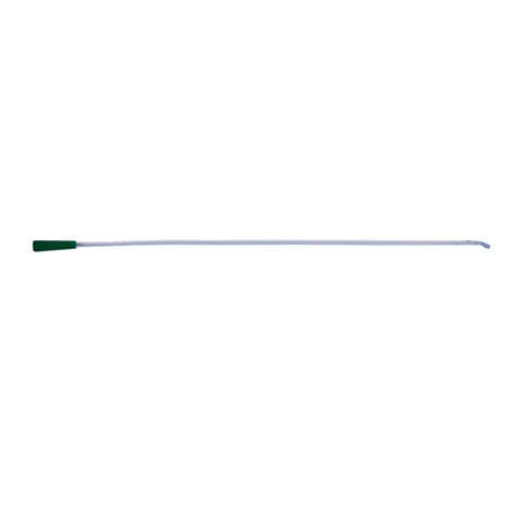 Coloplast Urethral Catheter Self-Cath® Coude Olive Tip Uncoated PVC 14 Fr. 16 Inch #814