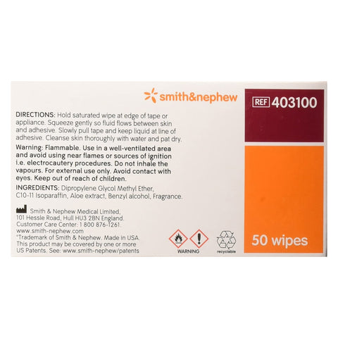 Adhesive Remover Remove™ Wipe 50 per Pack #403100