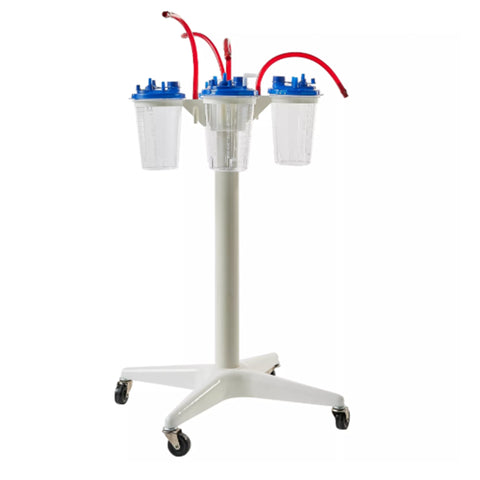 Cardinal Rigid Suction Canister Medi-Vac® Guardian™ 1200 mL Sealing Lid #65651-212