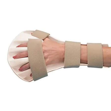 Anti-Spasticity Ball Splint Rolyan® Preformed Thermoplastic Left Hand Beige / Cream Small 3-1/4 to 3-1/2 Inch MCP Width