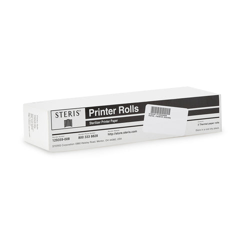 Sterilizer Printer Paper 1 Ply, White, Thermal #P129359008