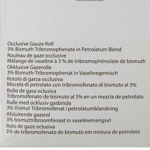 Cardinal Xeroform Petrolatum Impregnated Dressing Xeroform™ Occlusive Roll 4 Inch X 3 Yard Sterile #8884432000